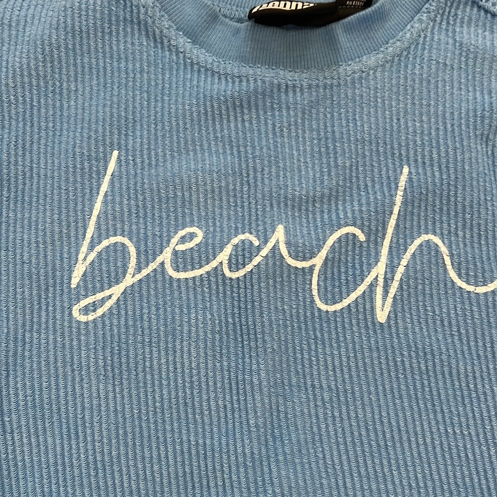 Women’s Beach Ribbed Sweatshirt - Picture 2 of 6